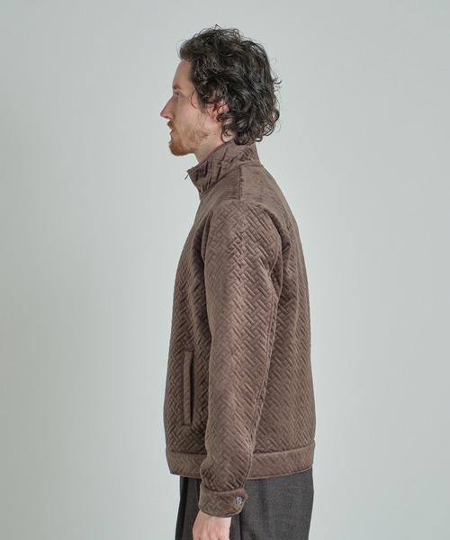 メンズビギ（MEN’S BIGI）/ベロアキルトステッチブルゾン セール】ベロアキルトステッチブルゾン（ブルゾン）｜MEN'S BIGI