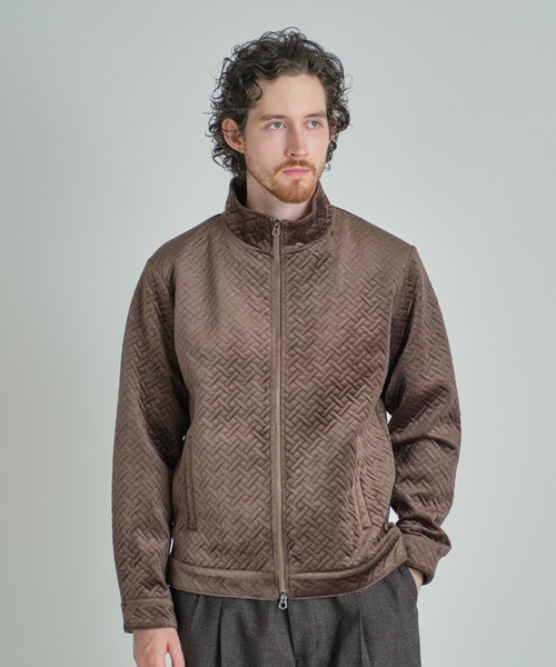 メンズビギ（MEN’S BIGI）/ベロアキルトステッチブルゾン セール】ベロアキルトステッチブルゾン（ブルゾン）｜MEN'S BIGI