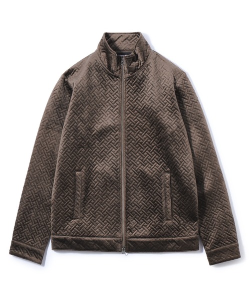 MEN'S BIGI(メンズビギ)の「ベロアキルトステッチブルゾン(ブルゾン・メンズ・ブラック/モカ・04/03/02/01)」の15枚目の写真