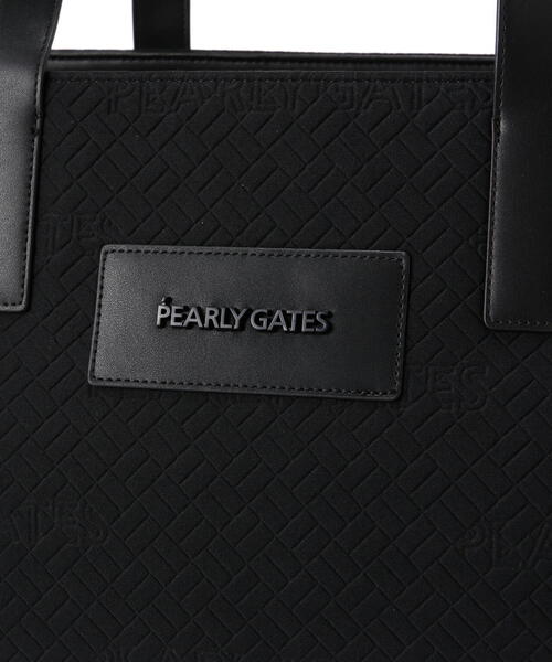 PEARLY GATES ブラックトートバッグ PEARLY GATES（パーリーゲイツ） トートバッグ 「PEARLY GATES」追加色