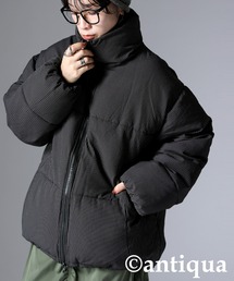 antiqua（アンティカ）の「ストライプ柄ボアジャケット（その他アウター）」