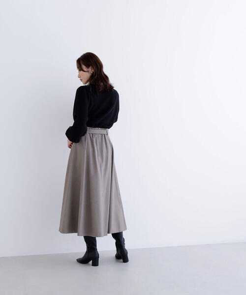 セール】◇メタルバックルフレアスカート（スカート）｜NATURAL BEAUTY