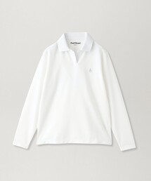 Paul Stuart（ポールスチュアート）の「【GOLF】衿裏ロゴジャカード長袖ポロシャツ（ゴルフグッズ）」