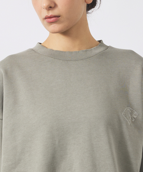 POLeR(ポーラー)の「【POLER/ポーラー】EMB PIGMENT DYE CREW/ピグメント加工./ユニセックス(スウェット・メンズ・グレー/ブラック・M/L)」の9枚目の写真