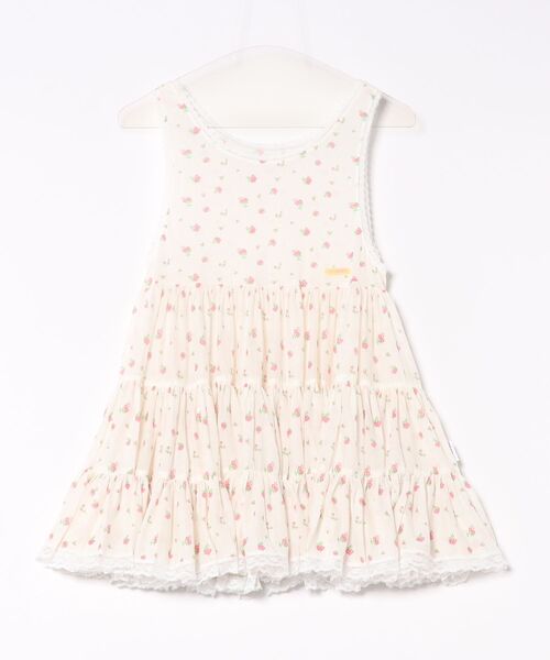 Little sunny bite(リトルサニーバイト)の「littlesunnybite/リトルサニーバイト/original floral dress(ドレス・レディース・ピンク/ホワイト/ブラック・M/S)」の2枚目の写真