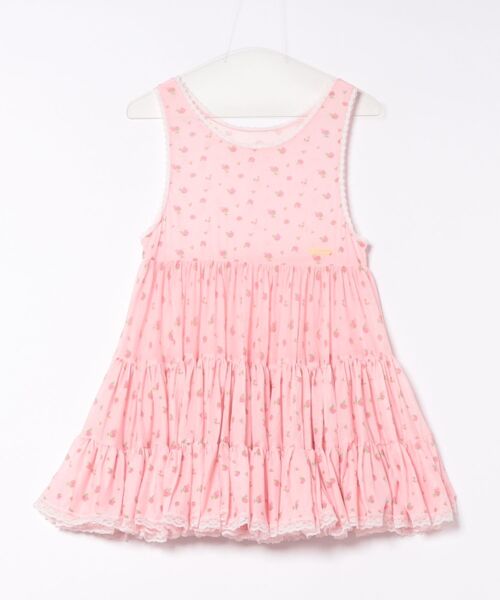 Little sunny bite(リトルサニーバイト)の「littlesunnybite/リトルサニーバイト/original floral dress(ドレス・レディース・ピンク/ホワイト/ブラック・M/S)」の1枚目の写真