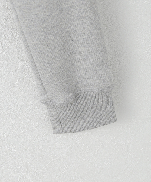 OPEN Yy(オープンワイワイ)の「【Geek Office / ギークオフィス】OPEN YY Knitted LOOP BUTTON EFFECT HOODIE(パーカー・レディース・チャコールグレー・SMALL)」の6枚目の写真