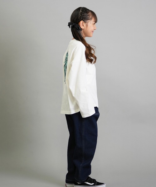 PUMA（プーマ）の「PUMA SKATEBOARDING/プーマ スケートボーディング 長袖 Tシャツ キッズ ロンT バックプリント MX LS TEE 636013（Tシャツ/カットソー・キッズ・ブラック/ホワイト・130cm/140cm/150cm/160cm）」の10枚目の写真