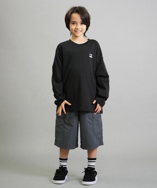 PUMA（プーマ）の「PUMA SKATEBOARDING/プーマ スケートボーディング 長袖 Tシャツ キッズ ロンT バックプリント MX LS TEE 636013（Tシャツ/カットソー・キッズ・ブラック/ホワイト・130cm/140cm/150cm/160cm）」の14枚目の写真