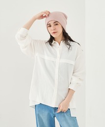 collex | フロント切替バックギャザーシャツ(シャツ/ブラウス)
