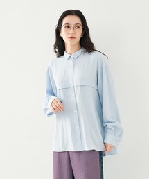 collex | フロント切替バックギャザーシャツ(シャツ/ブラウス)