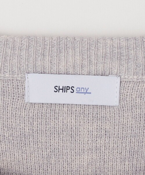 SHIPS any(シップス エニィ)の「〈手洗い可能〉コットン カシミヤ スウェットライク ニット 26AW◆(ニット/セーター・メンズ・レッド/ダークグレー/ネイビー/トップグレー/ブラック/グレー・SMALL/X-LARGE/LARGE/MEDIUM)」の20枚目の写真