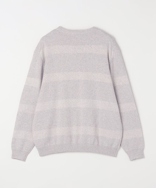 SHIPS any(シップス エニィ)の「〈手洗い可能〉コットン カシミヤ スウェットライク ニット 26AW◆(ニット/セーター・メンズ・レッド/ダークグレー/ネイビー/トップグレー/ブラック/グレー・SMALL/X-LARGE/LARGE/MEDIUM)」の18枚目の写真