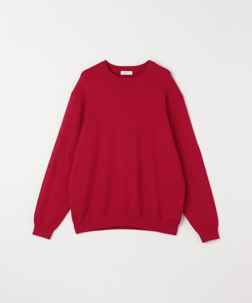 SHIPS any(シップス エニィ)の「〈手洗い可能〉コットン カシミヤ スウェットライク ニット 26AW◆(ニット/セーター・メンズ・レッド/ダークグレー/ネイビー/トップグレー/ブラック/グレー・SMALL/X-LARGE/LARGE/MEDIUM)」の10枚目の写真