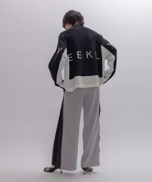 シルエットアレンジ可能】ボンディング サイドジップ パンツ Eimee Law