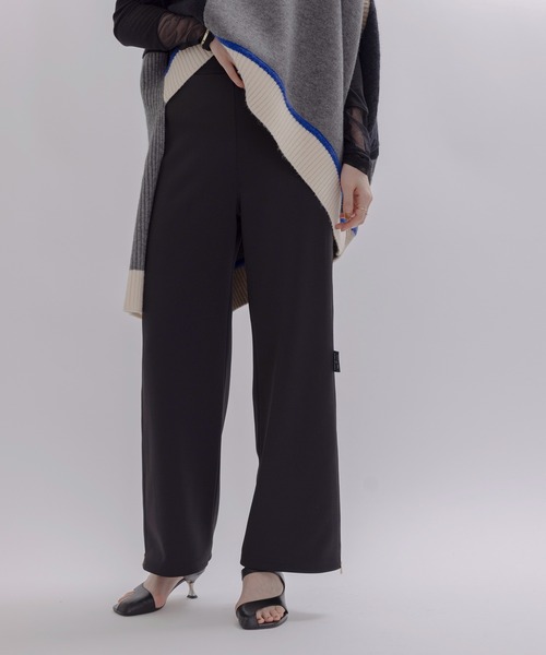 シルエットアレンジ可能】ボンディング サイドジップ パンツ Eimee Law
