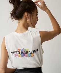 mikomori（ミコモリ）の「【mikomori × THIRD MAGAZINE】LOGO PRINT SLEEVELESS（Tシャツ/カットソー）」