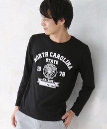 ARCADE（アーケード）の「ロンT アメカジなど カジュアルロゴプリント（Tシャツ/カットソー）」