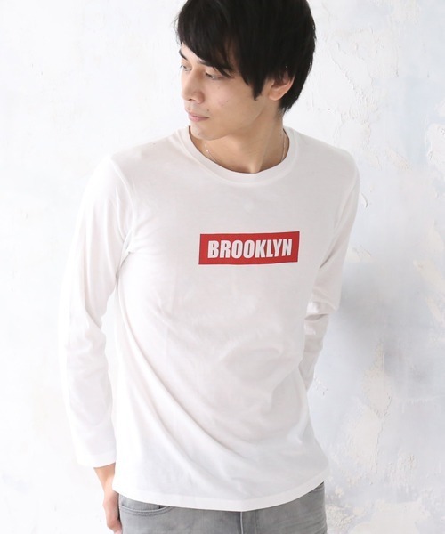 ARCADE(アーケード)の「ロンT アメカジなど カジュアルロゴプリント(Tシャツ/カットソー・メンズ・ブラック系その他/ホワイト系その他/ワイン/ブラック系その他4/ホワイト系その他3/ホワイト系その他4/ブラック系その他3/チャコールグレー/グレー/ネイビー・LL/L/M)」の3枚目の写真