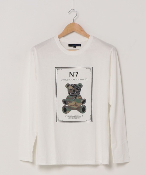 ARCADE(アーケード)の「ロンT アメカジなど カジュアルロゴプリント(Tシャツ/カットソー・メンズ・ブラック系その他/ホワイト系その他/ワイン/ブラック系その他4/ホワイト系その他3/ホワイト系その他4/ブラック系その他3/チャコールグレー/グレー/ネイビー・LL/L/M)」の17枚目の写真