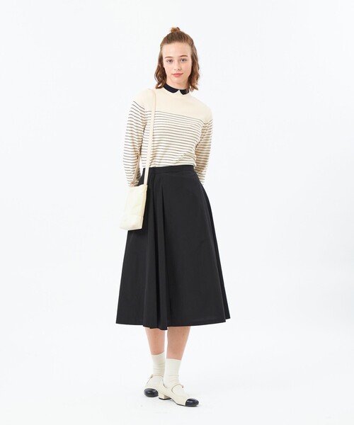 MACKINTOSH PHILOSOPHY(マッキントッシュ フィロソフィー)の「【25年秋冬モデル】Cleric Collar Knit ロングスリーブ(ニット/セーター・レディース・チャコールグレー/ホワイト系その他/ダークネイビー/ブラウン・38)」の17枚目の写真