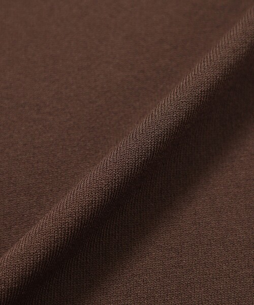 MACKINTOSH PHILOSOPHY(マッキントッシュ フィロソフィー)の「【25年秋冬モデル】Cleric Collar Knit ロングスリーブ(ニット/セーター・レディース・チャコールグレー/ホワイト系その他/ダークネイビー/ブラウン・38)」の5枚目の写真