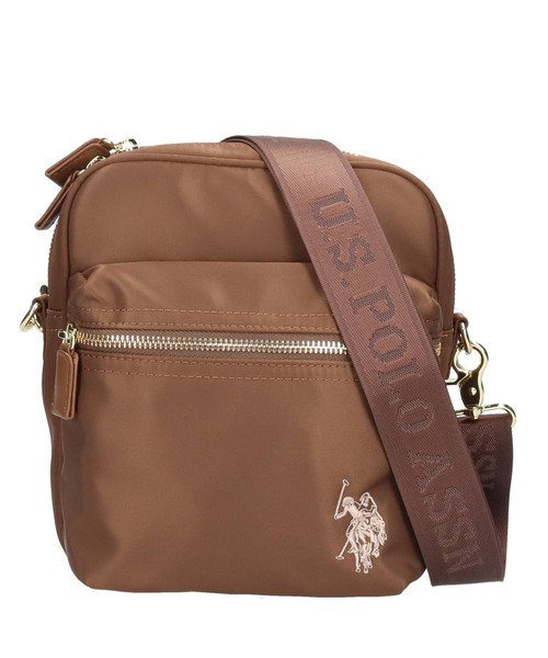 U.S. POLO ASSN.(ユーエスポロアッスン)の「【U.S. POLO ASSN.】 ユーエスポロアッスン ナイロン スクエアショルダーバッグ USPA-2720(ショルダーバッグ・レディース・ライトグレー/ブラウン/ワインレッド/ブラック・FREE)」の3枚目の写真