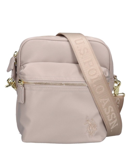 U.S. POLO ASSN.(ユーエスポロアッスン)の「【U.S. POLO ASSN.】 ユーエスポロアッスン ナイロン スクエアショルダーバッグ USPA-2720(ショルダーバッグ・レディース・ライトグレー/ブラウン/ワインレッド/ブラック・FREE)」の2枚目の写真