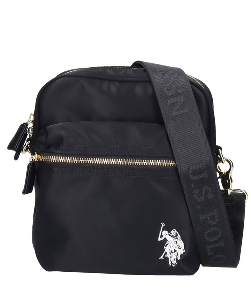 U.S. POLO ASSN.】 ユーエスポロアッスン ナイロン スクエアショルダー