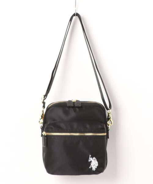 U.S. POLO ASSN.(ユーエスポロアッスン)の「【U.S. POLO ASSN.】 ユーエスポロアッスン ナイロン スクエアショルダーバッグ USPA-2720(ショルダーバッグ・レディース・ライトグレー/ブラウン/ワインレッド/ブラック・FREE)」の11枚目の写真