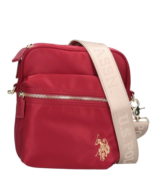 U.S. POLO ASSN.(ユーエスポロアッスン)の「【U.S. POLO ASSN.】 ユーエスポロアッスン ナイロン スクエアショルダーバッグ USPA-2720(ショルダーバッグ・レディース・ライトグレー/ブラウン/ワインレッド/ブラック・FREE)」の13枚目の写真