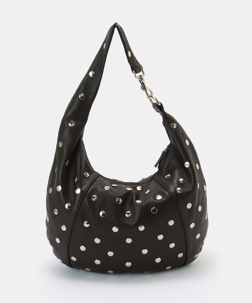 Gimaguas（ギマガス）の「Gimaguas / ギマガス STUDS BAG（ハンドバッグ・レディース・ホワイト/ブラウン・FREE）」の4枚目の写真