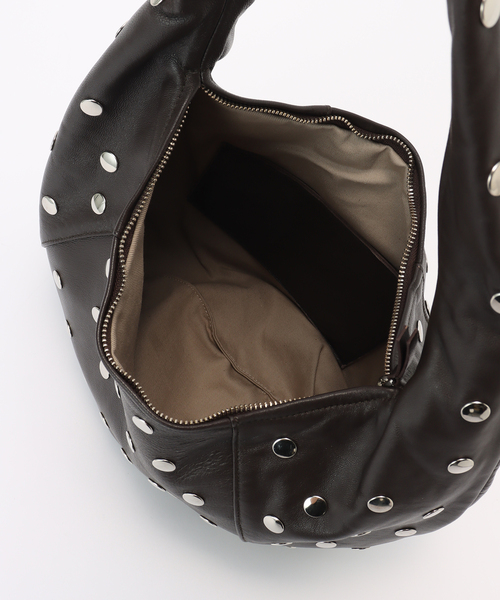 Gimaguas（ギマガス）の「Gimaguas / ギマガス STUDS BAG（ハンドバッグ・レディース・ホワイト/ブラウン・FREE）」の6枚目の写真