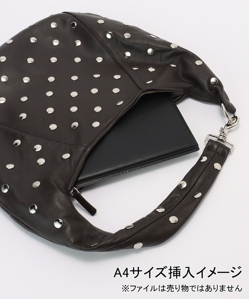 Gimaguas（ギマガス）の「Gimaguas / ギマガス STUDS BAG（ハンドバッグ・レディース・ホワイト/ブラウン・FREE）」の8枚目の写真