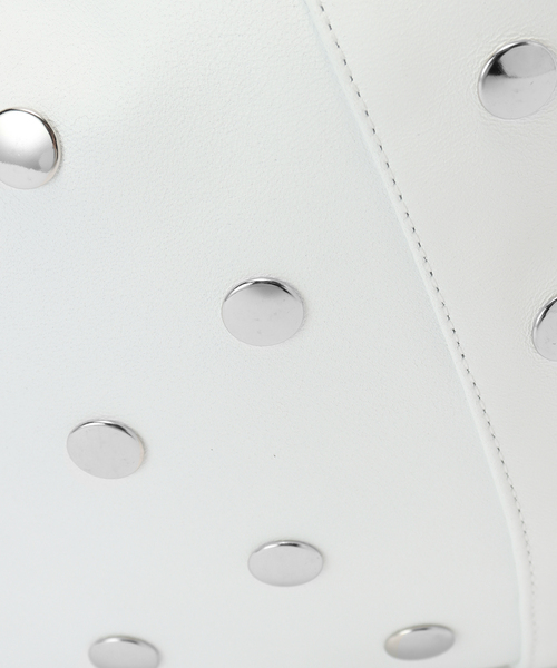 Gimaguas（ギマガス）の「Gimaguas / ギマガス STUDS BAG（ハンドバッグ・レディース・ホワイト/ブラウン・FREE）」の11枚目の写真