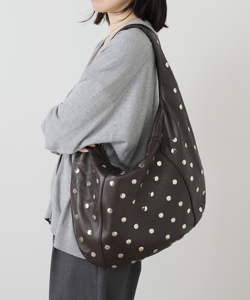 Gimaguas（ギマガス）の「Gimaguas / ギマガス STUDS BAG（ハンドバッグ・レディース・ホワイト/ブラウン・FREE）」の13枚目の写真