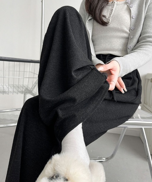 SallyLunn(サリーラン)の「スタイルアップマジックパンツ(その他パンツ・レディース・グレー/ブラック/アイボリー・LARGE/MEDIUM)」の2枚目の写真