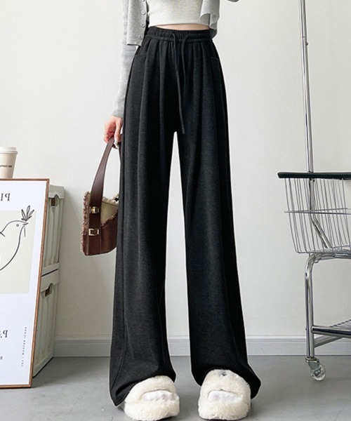 SallyLunn(サリーラン)の「スタイルアップマジックパンツ(その他パンツ・レディース・グレー/ブラック/アイボリー・LARGE/MEDIUM)」の9枚目の写真