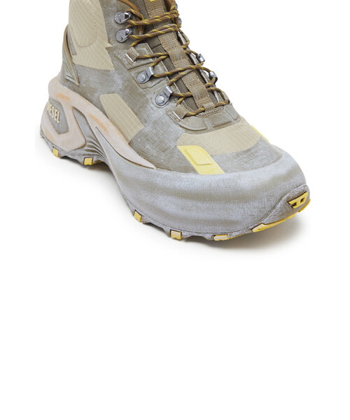 DIESEL（ディーゼル）の「メンズ スニーカー D-CAGE D-CAGE HIKING（スニーカー・メンズ・ブラウン×イエロー/ブラック・44/42/41/43/40）」の8枚目の写真