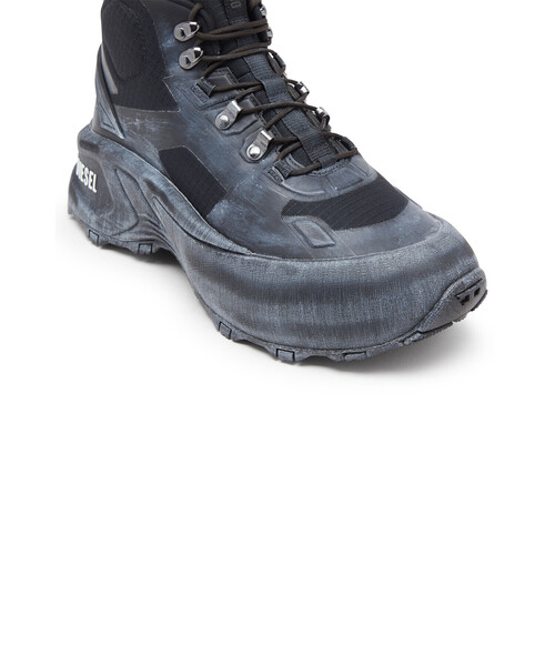 DIESEL（ディーゼル）の「メンズ スニーカー D-CAGE D-CAGE HIKING（スニーカー・メンズ・ブラウン×イエロー/ブラック・44/42/41/43/40/45）」の5枚目の写真