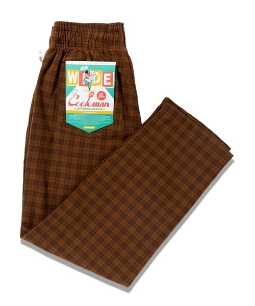 COOKMAN（クックマン）の「Cookman クックマン シェフパンツ Chef Pants Semiwide Light Tweed Scottish Tartan Brown（その他パンツ・メンズ・ブラウン・MEDIUM/LARGE）」の3枚目の写真