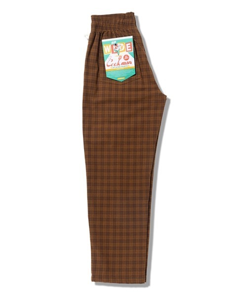 COOKMAN（クックマン）の「Cookman クックマン シェフパンツ Chef Pants Semiwide Light Tweed Scottish Tartan Brown（その他パンツ・メンズ・ブラウン・MEDIUM/LARGE）」の4枚目の写真