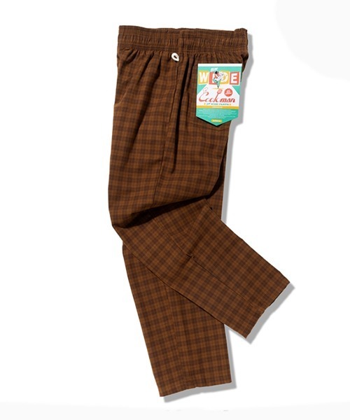 COOKMAN（クックマン）の「Cookman クックマン シェフパンツ Chef Pants Semiwide Light Tweed Scottish Tartan Brown（その他パンツ・メンズ・ブラウン・MEDIUM/LARGE）」の6枚目の写真