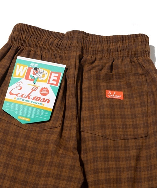 COOKMAN（クックマン）の「Cookman クックマン シェフパンツ Chef Pants Semiwide Light Tweed Scottish Tartan Brown（その他パンツ・メンズ・ブラウン・MEDIUM/LARGE）」の8枚目の写真