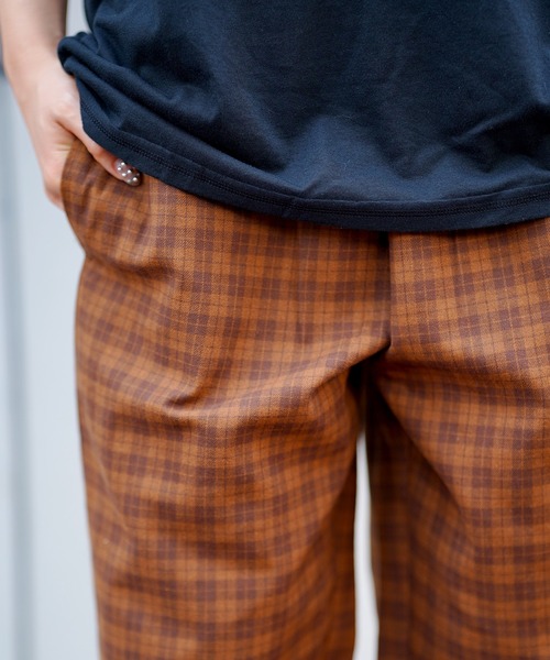 COOKMAN（クックマン）の「Cookman クックマン シェフパンツ Chef Pants Semiwide Light Tweed Scottish Tartan Brown（その他パンツ・メンズ・ブラウン・MEDIUM/LARGE）」の13枚目の写真