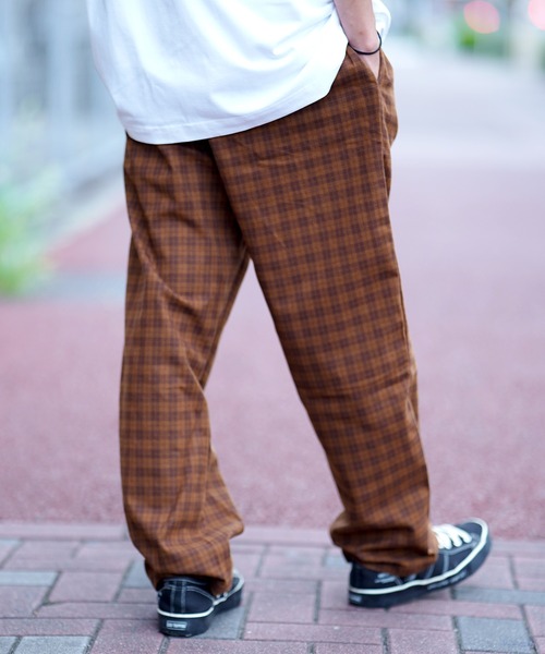 COOKMAN（クックマン）の「Cookman クックマン シェフパンツ Chef Pants Semiwide Light Tweed Scottish Tartan Brown（その他パンツ・メンズ・ブラウン・MEDIUM/LARGE）」の15枚目の写真