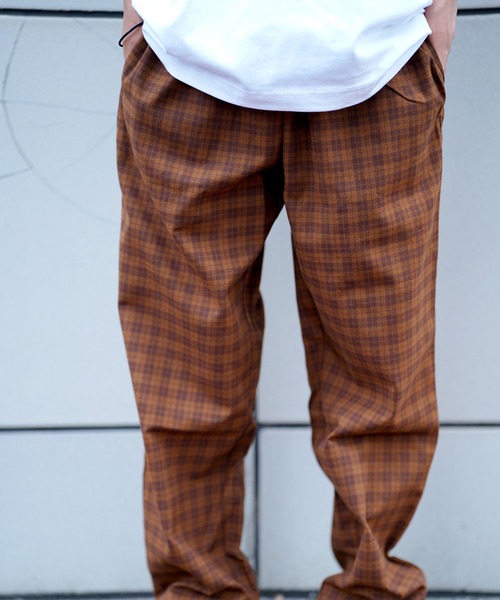 COOKMAN（クックマン）の「Cookman クックマン シェフパンツ Chef Pants Semiwide Light Tweed Scottish Tartan Brown（その他パンツ・メンズ・ブラウン・MEDIUM/LARGE）」の16枚目の写真