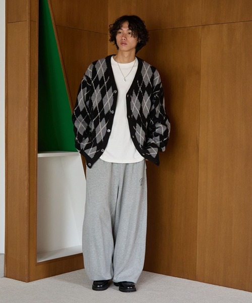 PBLIM（ページボーイリム）の「《UNISEX》アーガイルカーディガン（カーディガン/ボレロ・レディース・ブラック/ブラウン・FREE）」の15枚目の写真