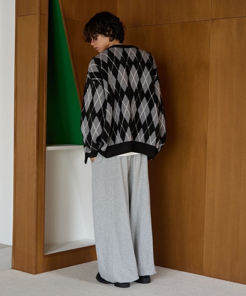 PBLIM（ページボーイリム）の「《UNISEX》アーガイルカーディガン（カーディガン/ボレロ・レディース・ブラック/ブラウン・FREE）」の17枚目の写真