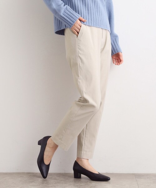 grove（グローブ）の「【選べる着丈/多機能】裏起毛ハイパーストレッチテーパードパンツ（その他パンツ・レディース・ナチュラル/ブラック/アイボリー系1/ダークブラウン系1・03/02/01/23/22/21/13/12/11/05/04）」の15枚目の写真